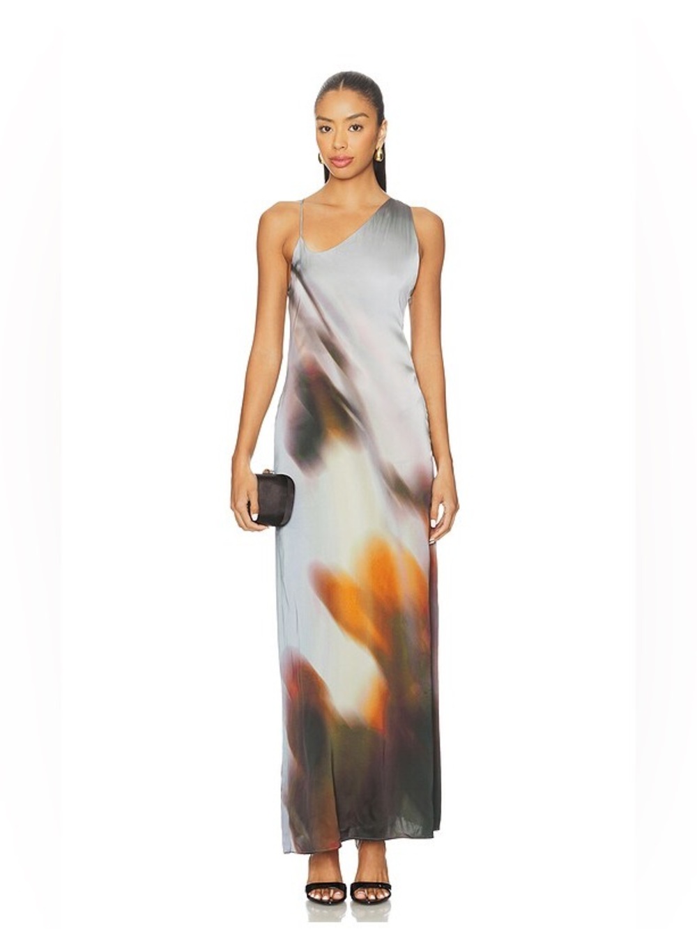Significant Other Sora Stretch Satin Maxi Dress in Lucid Bloom 12